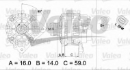 Генератор VALEO 437445
