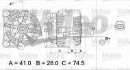 Генератор VALEO 437451