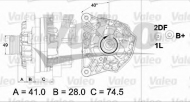 Генератор VALEO 437460