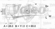Генератор VALEO 437479