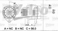 Генератор VALEO 437496