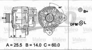 Генератор VALEO 437502