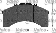 Комплект тормозных колодок VALEO 541617