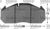 Комплект тормозных колодок VALEO 541642
