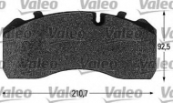 Комплект тормозных колодок VALEO 541660