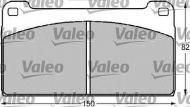 Комплект тормозных колодок VALEO 541711