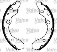 Комлект тормозных накладок VALEO 562596