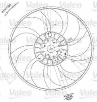 Вентилятор VALEO 698412