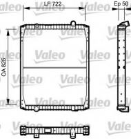 Теплообменник VALEO 732330