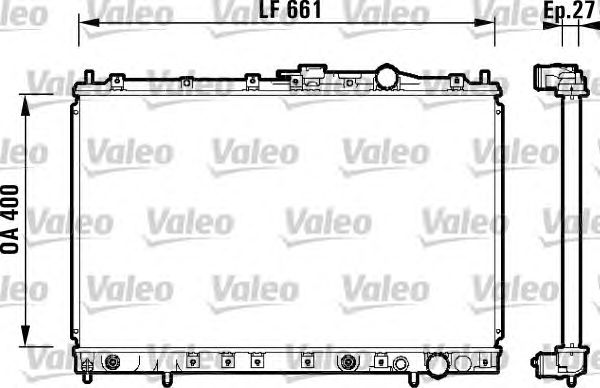 Vodyanoj Radiator Mitsubishi Rvr N1 W N2 W 2 0 Td N18w