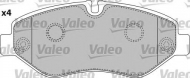 Комплект тормозных колодок VALEO 541734