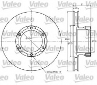 Тормозной диск VALEO 187017