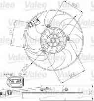 Вентилятор VALEO 696206