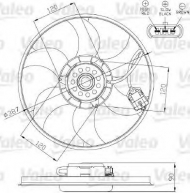 Вентилятор VALEO 696284