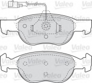 Комплект тормозных колодок VALEO 598040