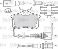Комплект тормозных колодок VALEO 598463