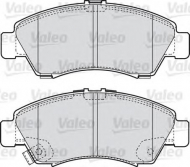 Комплект тормозных колодок VALEO 598495