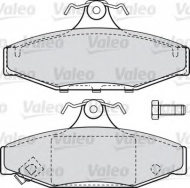 Комплект тормозных колодок VALEO 598854