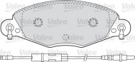 Комплект тормозных колодок VALEO 598416