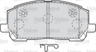 Комплект тормозных колодок VALEO 598944