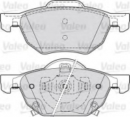 Комплект тормозных колодок VALEO 598824