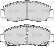 Комплект тормозных колодок VALEO 598887