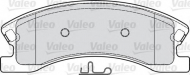 Комплект тормозных колодок VALEO 598833