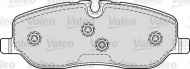 Комплект тормозных колодок VALEO 598741