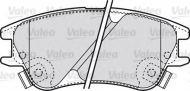 Комплект тормозных колодок VALEO 598708