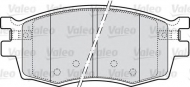 Комплект тормозных колодок VALEO 598868