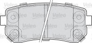 Комплект тормозных колодок VALEO 598867