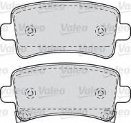 Комплект тормозных колодок VALEO 601049