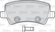 Комплект тормозных колодок VALEO 598928
