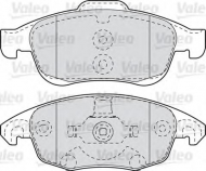 Комплект тормозных колодок VALEO 598997