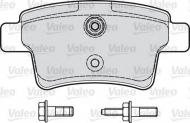 Комплект тормозных колодок VALEO 598936