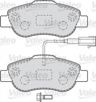 Комплект тормозных колодок VALEO 601015