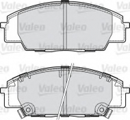 Комплект тормозных колодок VALEO 598907