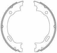 Комлект тормозных накладок OPEN PARTS BSA2189.00
