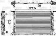 Теплообменник VALEO 735472