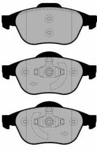Комплект тормозных колодок Brake ENGINEERING PA1890