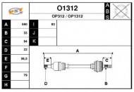 Вал SNRA O1312