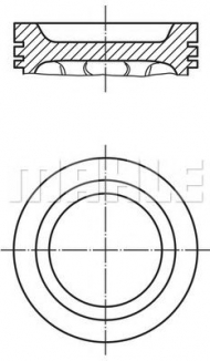 Поршень PERFECT CIRCLE 56 08618 0