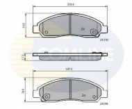 Комплект тормозных колодок COMLINE CBP31573