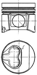 Поршень KOLBENSCHMIDT 91313700