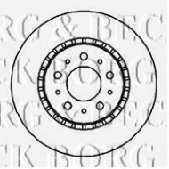 Тормозной диск BORG & BECK BBD4038