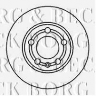 Тормозной диск BORG & BECK BBD4065