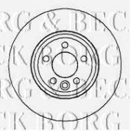 Тормозной диск BORG & BECK BBD4130