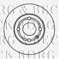 Тормозной диск BORG & BECK BBD4225