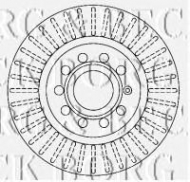 Тормозной диск BORG & BECK BBD4314