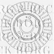 Тормозной диск BORG & BECK BBD4481